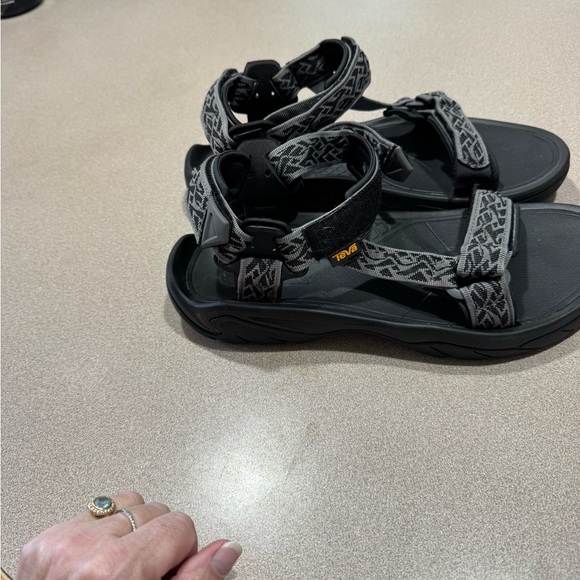 Teva Black and Gray Patterned Strap Sandals - Picture 5 of 5